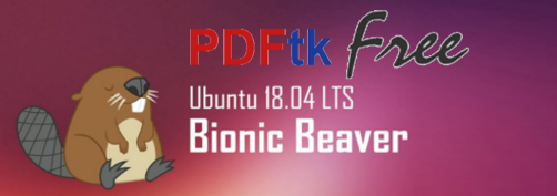 Run pdftk on Ubuntu 18.04 or later